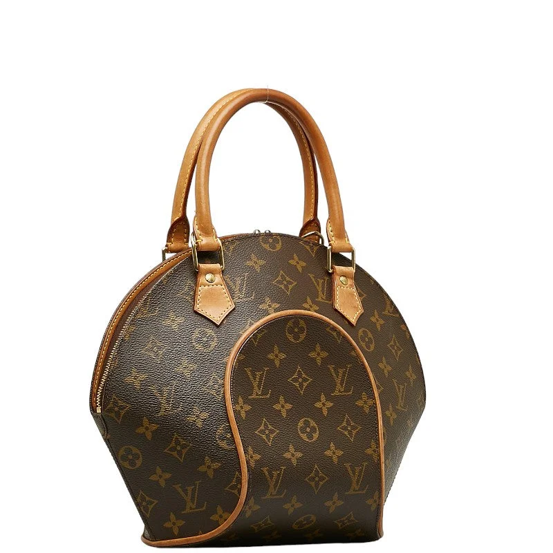 Ladies Louis Vuitton shoulder bags with a single - handle silhouetteLouis Vuitton Monogram Elipse PM Handbag M51127 Brown PVC Leather  Louis Vuitton