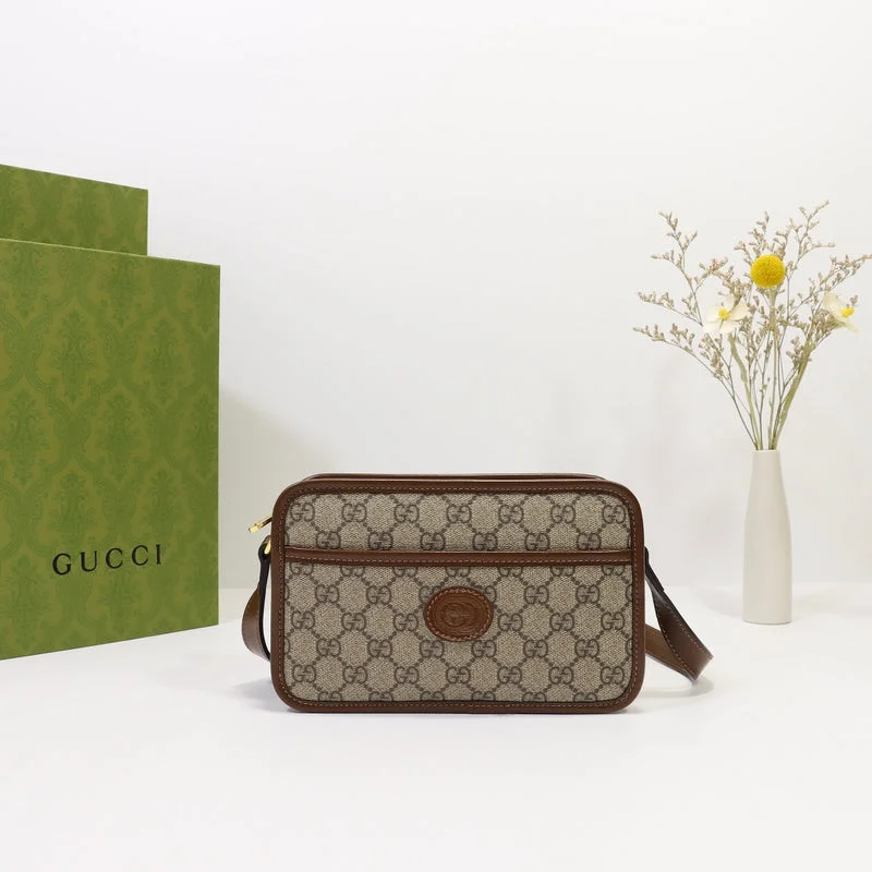 Ladies Gucci shoulder bags with a magnetic - closure flapWF - Gucci Bags - 1528