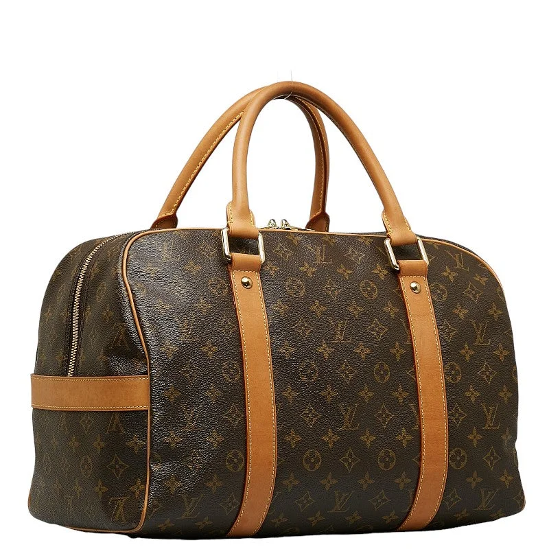 Louis Vuitton handbags with a back - zip pocket for storing valuablesLouis Vuitton M40074 Brown PVC Leather Ladies Louis Vuitton M40074 Brown Leather Ladies Louis Vuitton