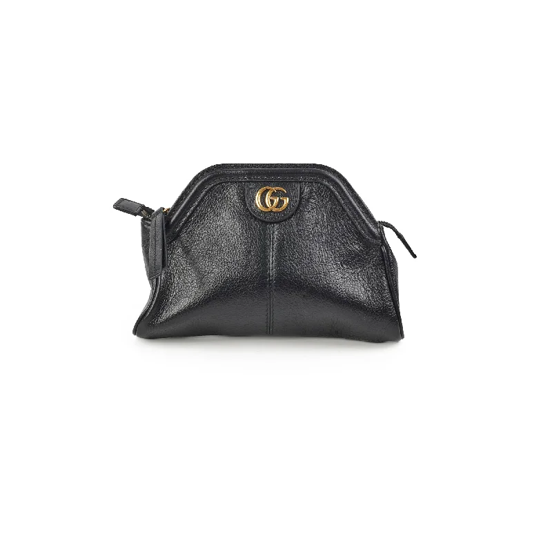 Gucci backpacks for women with a padded laptop compartmentGucci Re(Belle) Leather Pouch Black