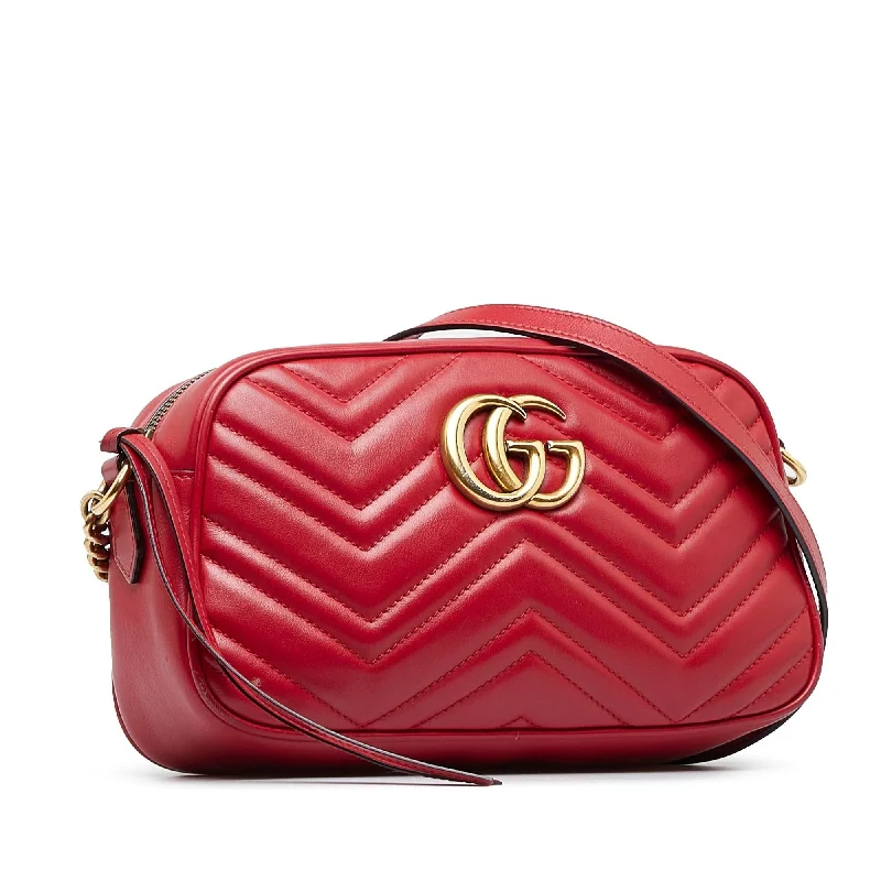 Gucci backpacks for women with a sleek silhouetteGucci GG Marmont Matelasse Crossbody Bag (SHG-ei1J0V)