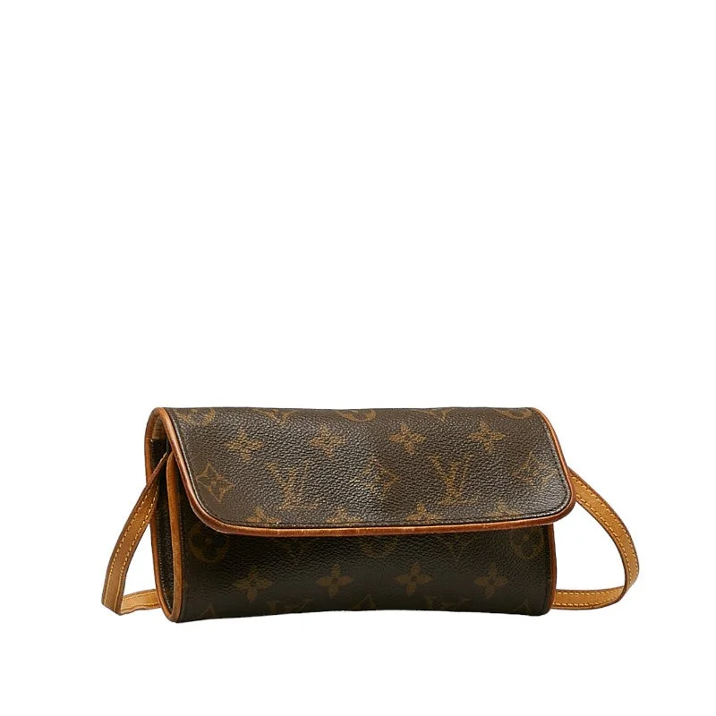 Ladies Louis Vuitton Capucines bags with a detachable shoulder strapLouis Vuitton Monogram  Twin PM Shoulder Bag M51854 Brown PVC Leather  Louis Vuitton