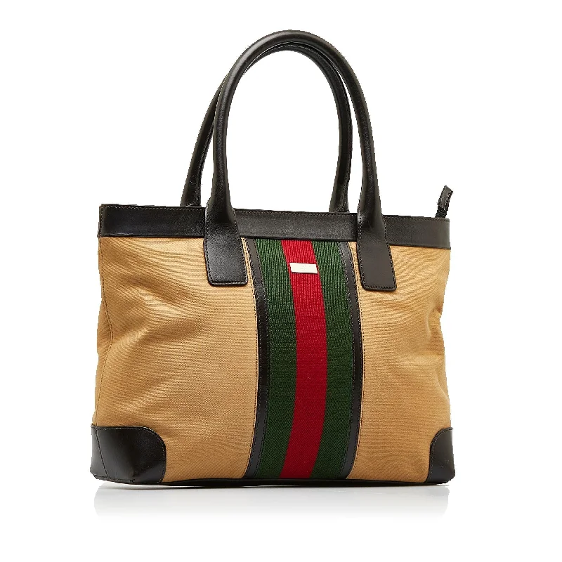 Ladies Gucci shoulder bags with a magnetic - closure flapGucci Web Handbag (SHG-87334H)