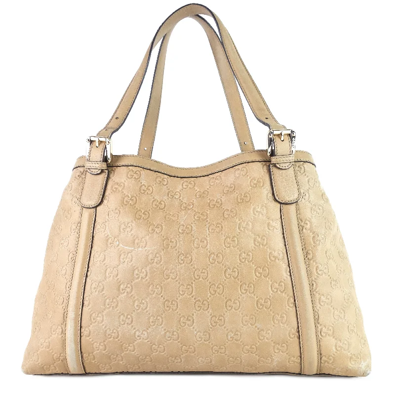 Women Gucci bags with a detachable mirror insideBritt Guccissima Leather Tote Bag