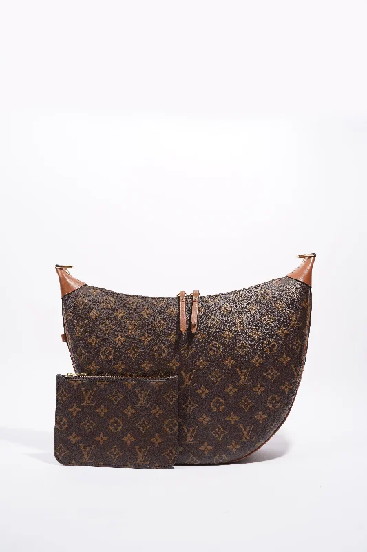 Louis Vuitton Speedy bags in monogram canvas for a classic lookLouis Vuitton Womens Loop Hobo Bag Monogram