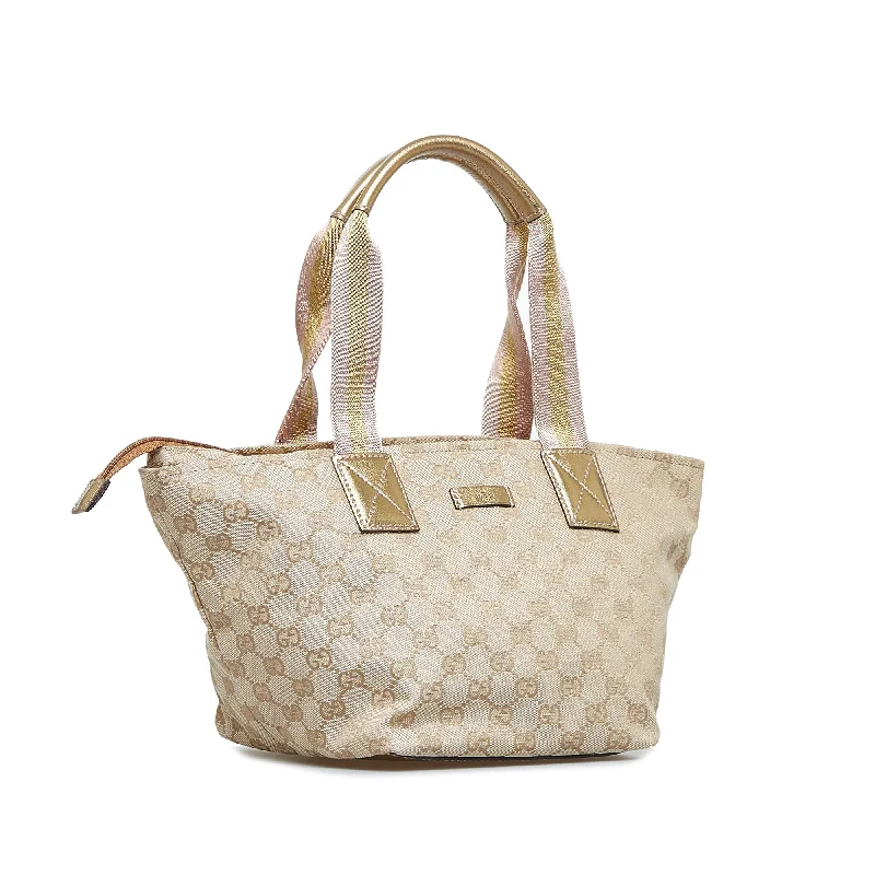 Gucci Marmont bags for women with quilted leather exteriorsBrown Gucci GG Canvas Web Tote Bag