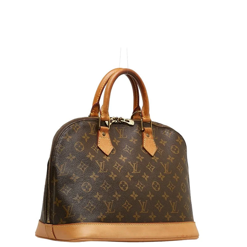 Louis Vuitton tote bags with a water - resistant coating for outdoor useLouis Vuitton Alma PM Tote Handbag Monogram M51130 Brown