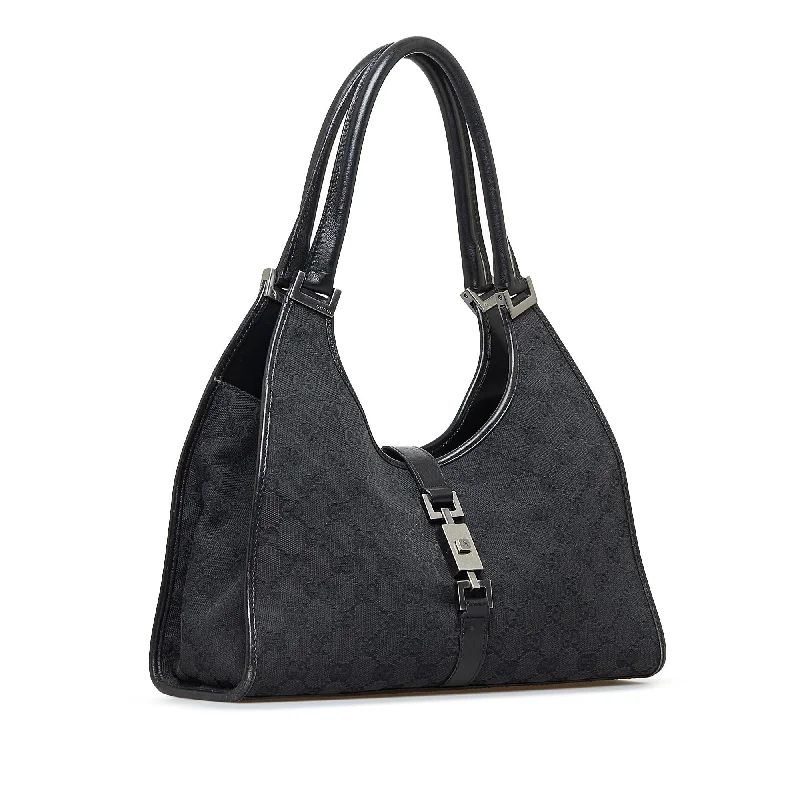 Gucci tote bags for women with a spacious interiorGucci GG Canvas Jackie Bardot (SHG-EeJrV5)