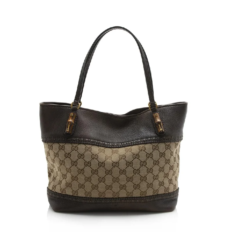 Gucci Dionysus bags for women with tiger - head claspsGucci GG Canvas Laidback Crafty Medium Tote (SHF-12077)