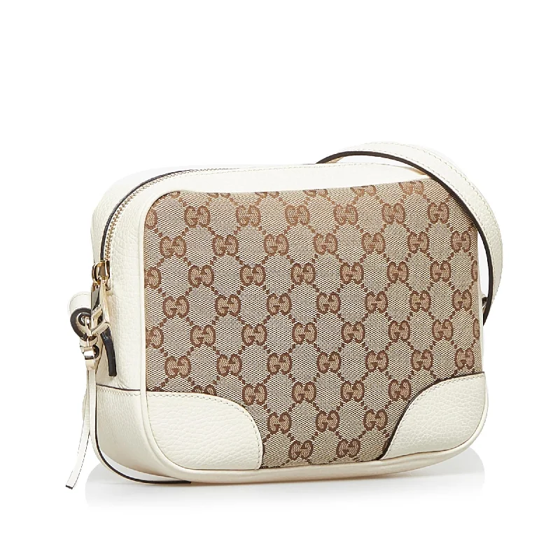 Gucci backpacks for women with a sleek silhouetteGucci GG Canvas Bree Crossbody Bag (SHG-3EO6aJ)