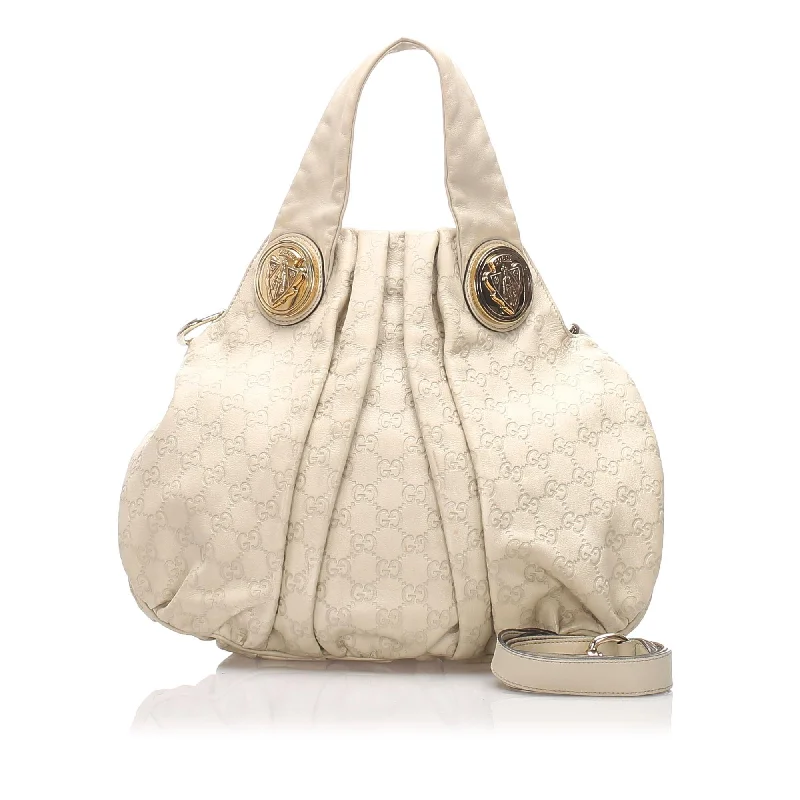 Women Gucci bags with interlocking G hardware for a classic lookGucci Guccissima Hysteria Tote  (SHG-10585)