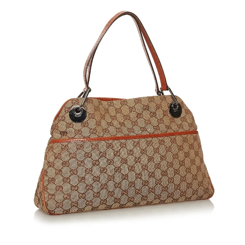 Gucci Dionysus bags for women with tiger - head claspsGucci GG Canvas Eclipse Shoulder Bag (29205)