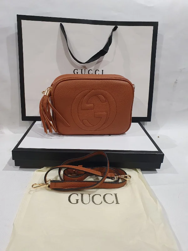 Gucci tote bags for women with a water - resistant coatingGucci Disco Soho Handbag (Detachable Strap )