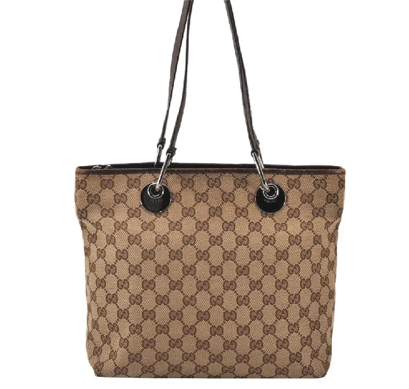 Ladies Gucci Dionysus bags in a pastel colorAuthentic GUCCI Eclipse Shoulder Tote Bag GG Canvas Leather 139552 Brown 7727K