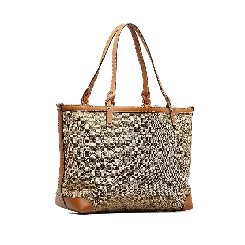 Women Gucci tote bags in GG Supreme canvas for a branded feelGucci GG Canvas Craft (SHG-ugzZ9u)