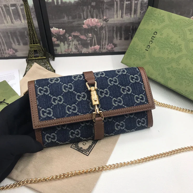 Women Gucci bags with a front - zip pocket for small itemsWF - Gucci Bags - 1523