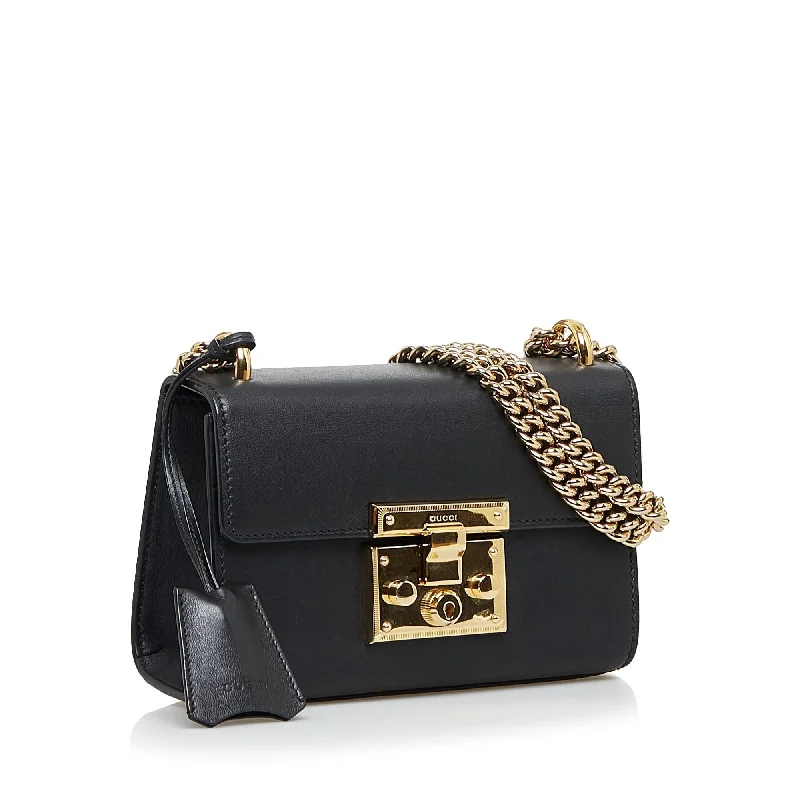 Ladies Gucci shoulder bags with a wide - width strapGucci Small Padlock Shoulder Bag (SHG-zPr367)