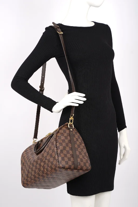 Louis Vuitton crossbody bags with adjustable shoulder straps for comfortLouis Vuitton Womens Speedy Bandouliere Damier Ebene 30