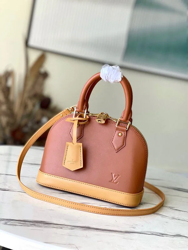 Louis Vuitton bags with a snap - button closure and a decorative charm for styleBC - LOUIS VUITTON BAGS - 4745