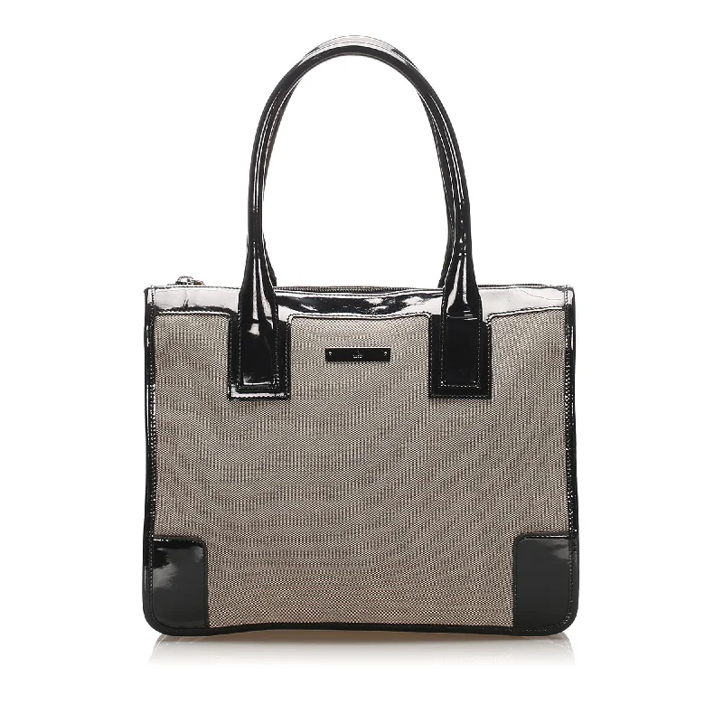 Ladies Gucci Dionysus bags with a chain - link shoulder strapGucci Canvas Tote Bag (SHG-11727)