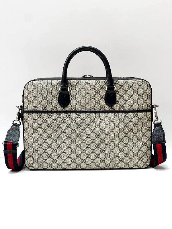 Women Gucci crossbody bags in a bold red colorGucci Business case with Interlocking G Men's blue