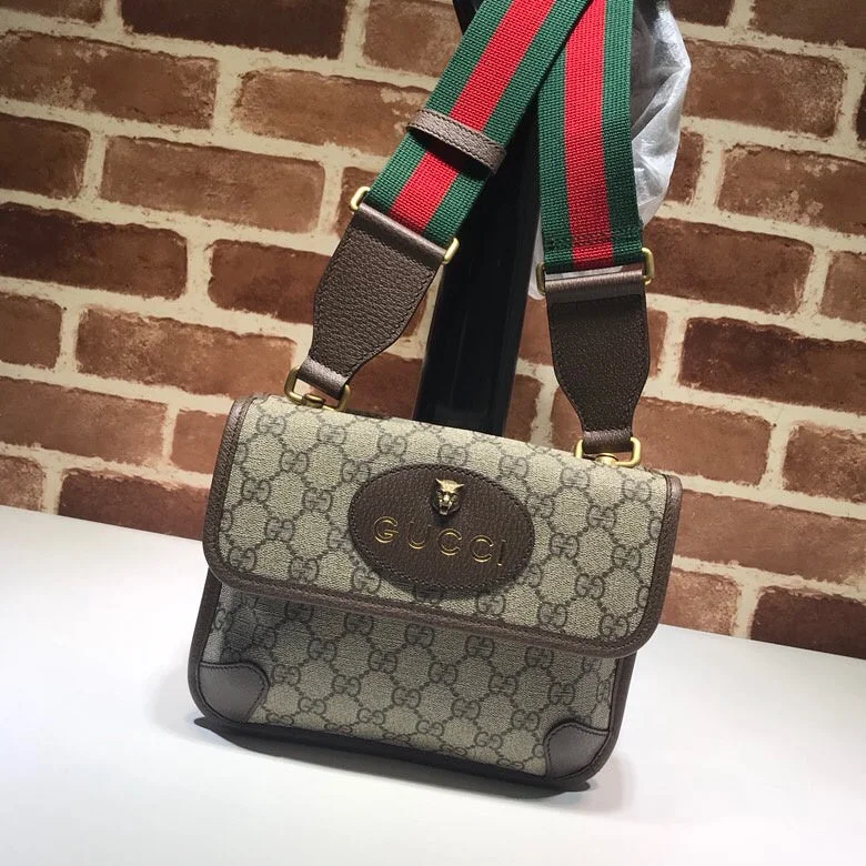 Women Gucci bags with a chain - link trim and a leather bodyBC - GUCCI BAG - 3090