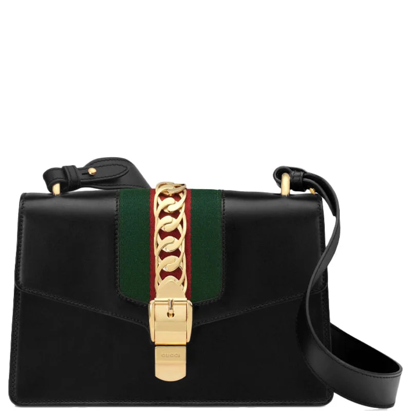 Women Gucci Sylvie bags featuring the signature web stripe(WMNS) GUCCI Sylvie 421882-CVLEG-8638