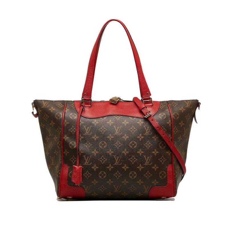 Louis Vuitton backpacks with a sleek, minimalist design for styleLouis Vuitton Monogram Estrayer MM Tortoise Bag 2WAY M51193 Coquimbo Red Brown PVC Leather Ladies Louis Vuitton