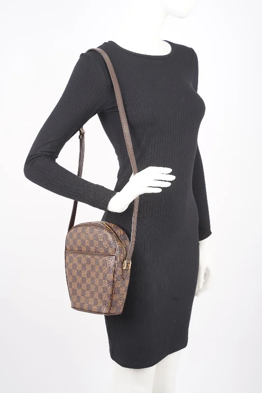 Louis Vuitton backpacks with a sleek, minimalist design for styleLouis Vuitton Womens Ipanema Damier Ebene PM Vintage