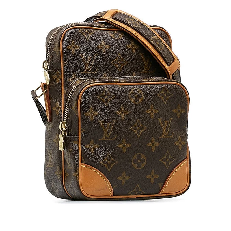 Ladies Louis Vuitton Capucines bags with gold - toned hardwareLouis Vuitton Amazone in Monogram Brown M45236 Shoulder Bag