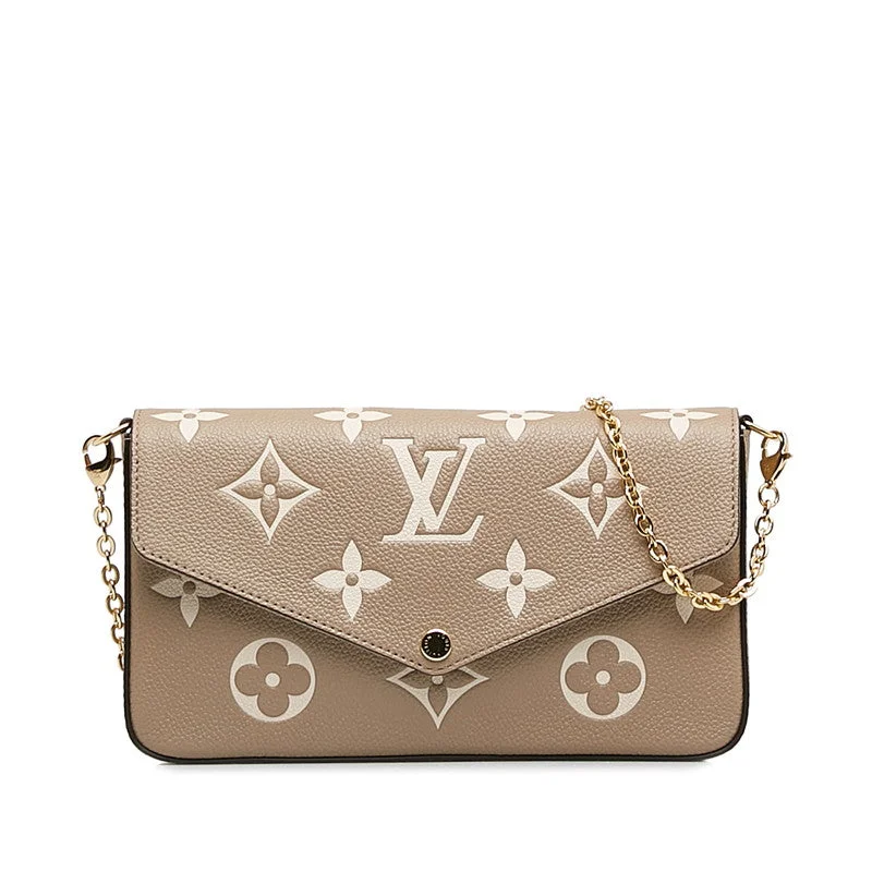 Louis Vuitton tote bags with a spacious interior and multiple pocketsLouis Vuitton Monogram Empreinte Pochette Felice Chain Pouch M82480