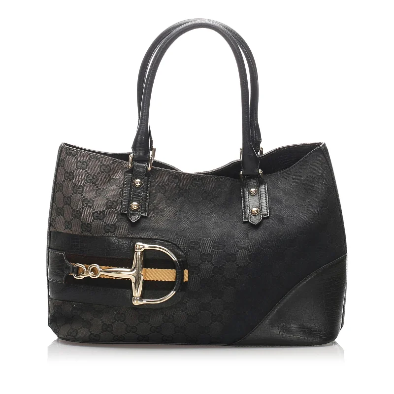 Ladies Gucci Dionysus bags with a star - shaped charmGucci GG Canvas Hasler Tote (SHG-10051)