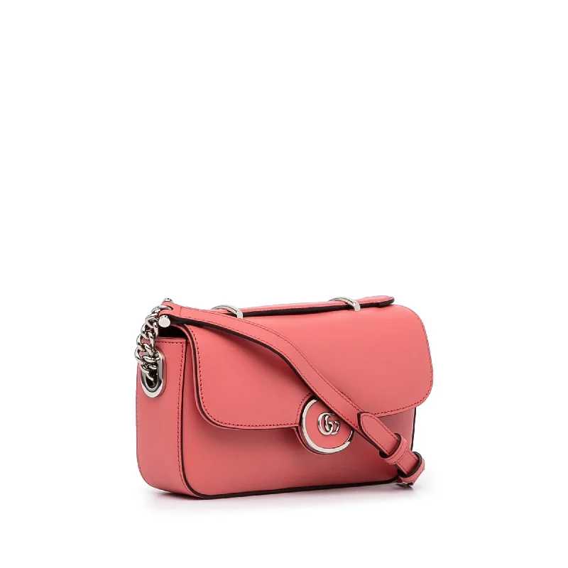 Ladies Gucci shoulder bags with a wide - width strapGucci Petite GG Mini Satchel (SHG-fx0PvH)