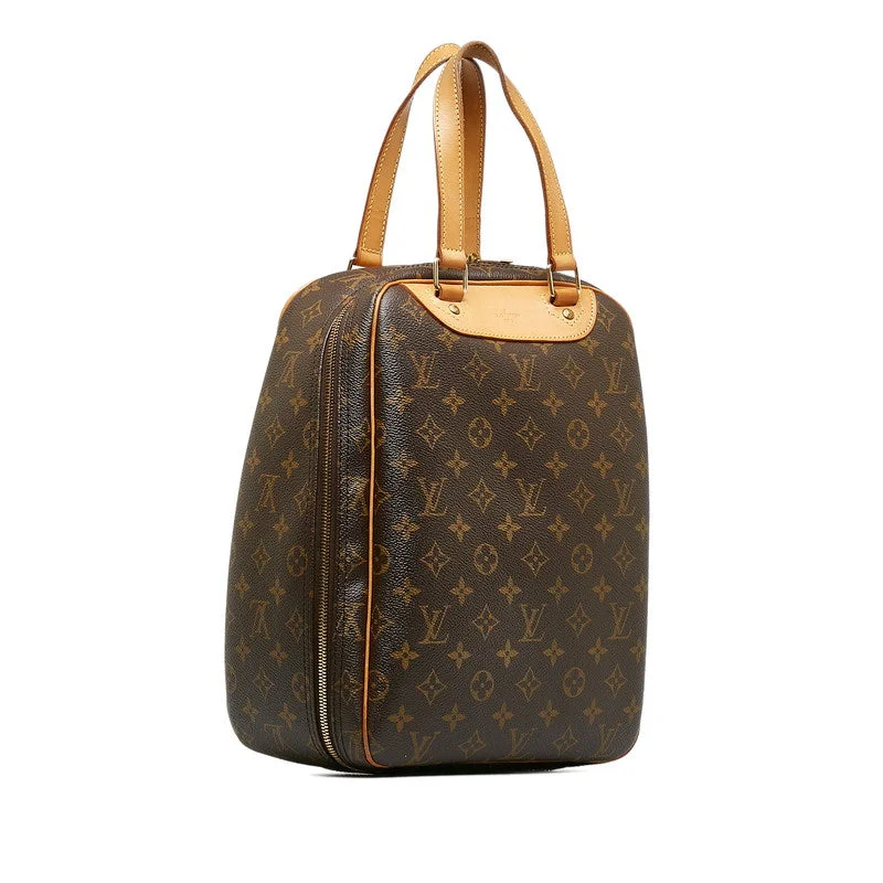 Louis Vuitton Alma bags with a monogram - embossed leather surfaceLouis Vuitton Monogram Exercise Handbag M41450 Brown PVC Leather  Louis Vuitton