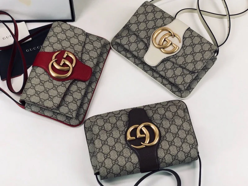 Women Gucci bags with a chain - link trim and a leather bodyBC - GUCCI BAG - 3082