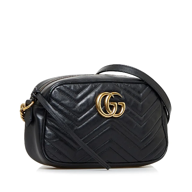 Gucci handbags for women with a beaded trimGucci GG Marmont Matelasse Crossbody Bag (SHG-c47spX)