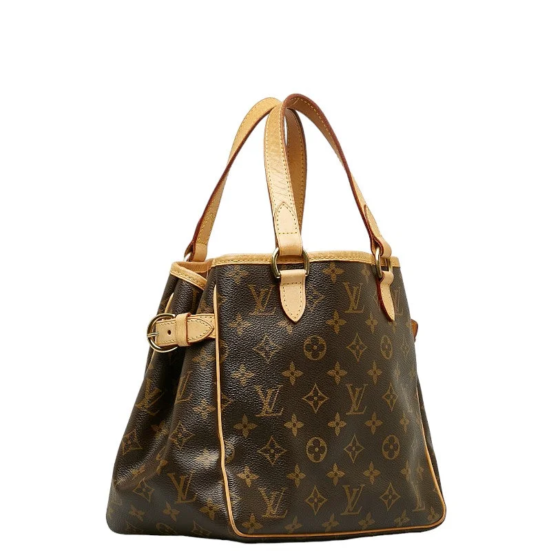 Louis Vuitton bags with a zip - around closure for enhanced securityLouis Vuitton Monogram Batignol Handbag M51156 Brown PVC Leather  Louis Vuitton