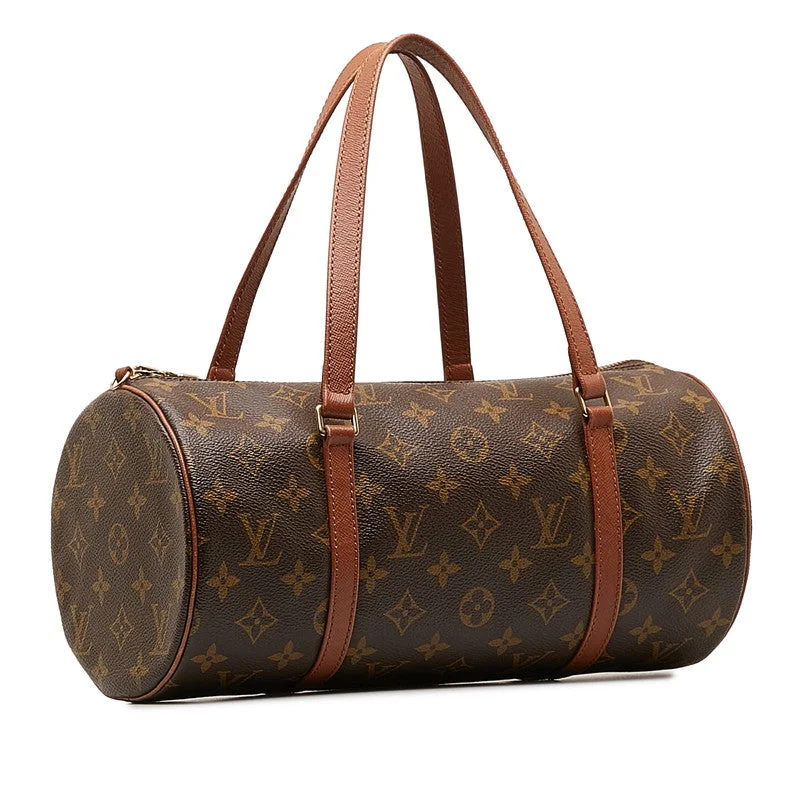 Louis Vuitton tote bags with a double - handle and shoulder - strap optionLouis Vuitton Monogram Papillon 30 (Old) Handbag M51365 Brown PVC Leather  Louis Vuitton