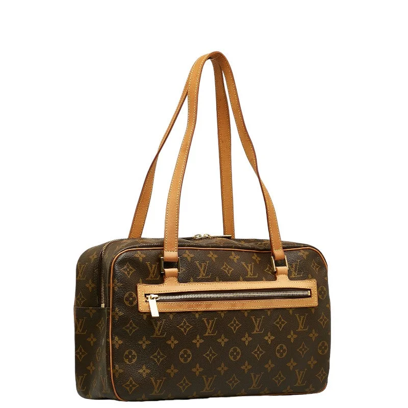 Louis Vuitton Alma bags featuring the signature top - handle designLouis Vuitton Monogram City GM Handbag M51181 Brown PVC Leather  Louis Vuitton