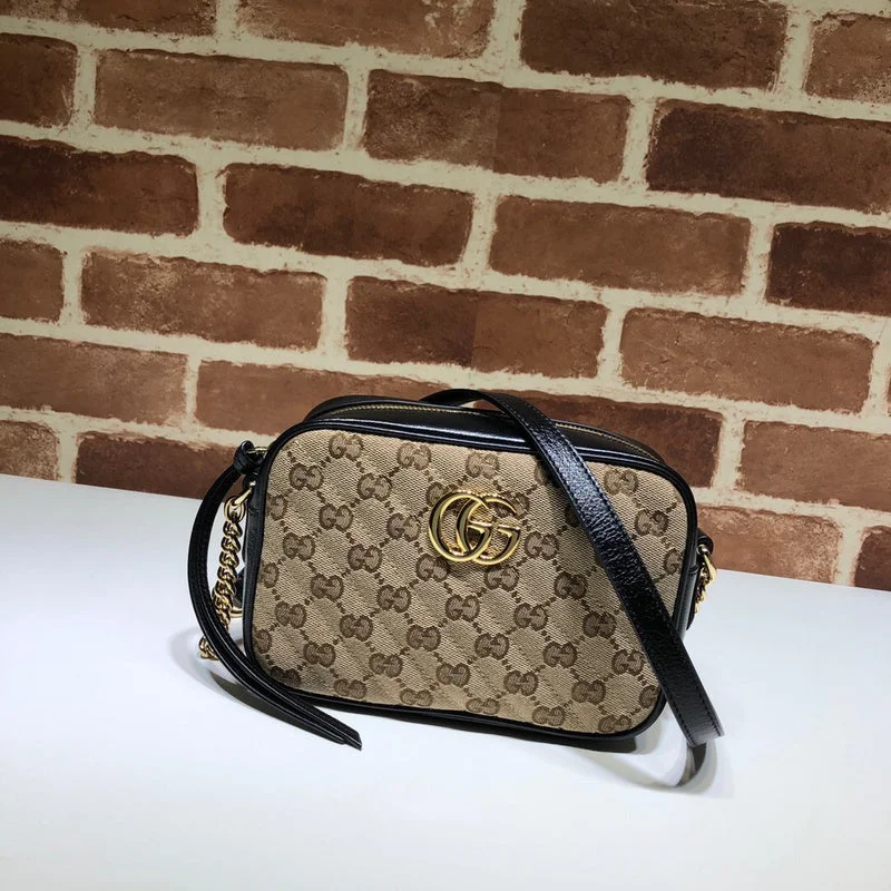 Women Gucci bags with a snap - button closure and a decorative charmBC - GUCCI BAG - 3113