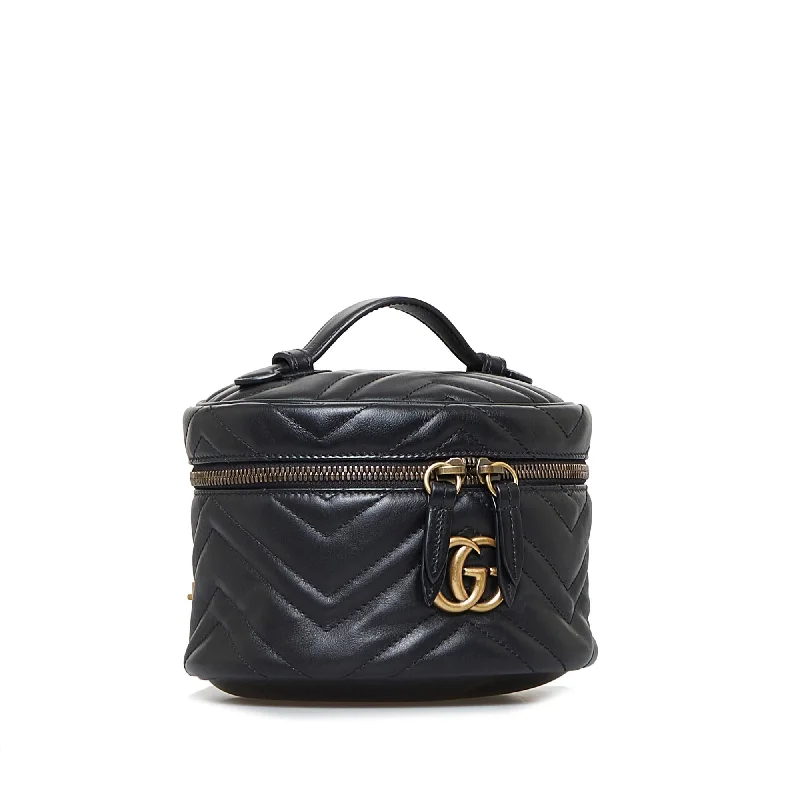 Women Gucci Sylvie bags with a detachable ribbon detailGucci GG Marmont Round Backpack (SHG-IpUEXE)