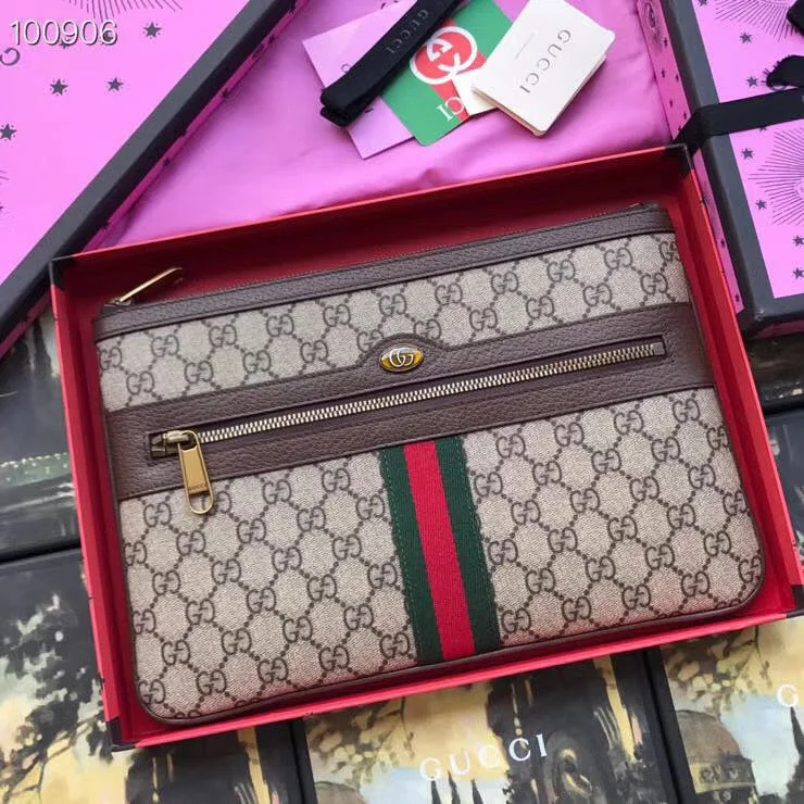 Women Gucci Sylvie bags with a crystal - embellished web stripeBC - GUCCI BAG - 3147