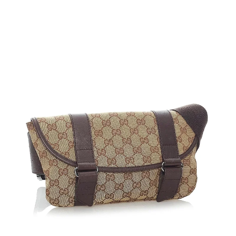 Gucci Marmont bags for women with gold - toned hardwareGucci GG Canvas Belt Bag (30976)