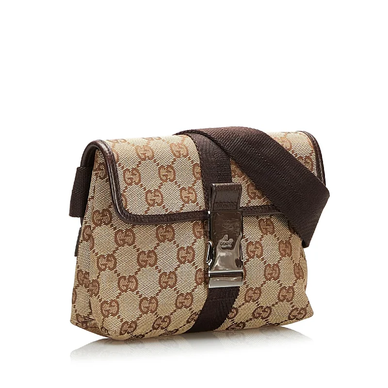 Ladies Gucci Dionysus bags with a detachable shoulder strapGucci GG Canvas Belt Bag (35962)