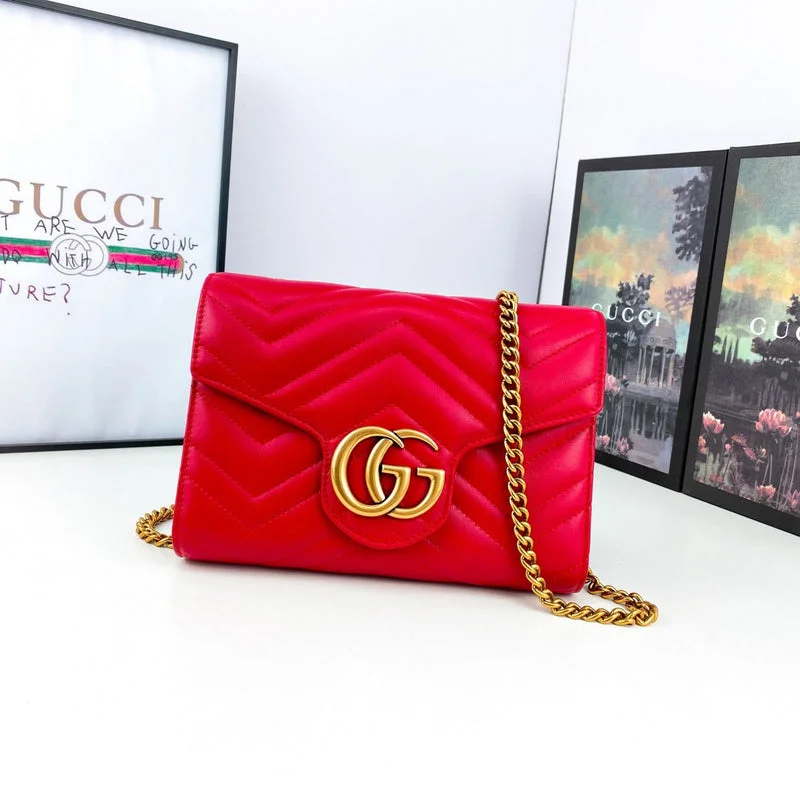 Women Gucci crossbody bags with a woven leather strapBC - GUCCI BAG - 2561