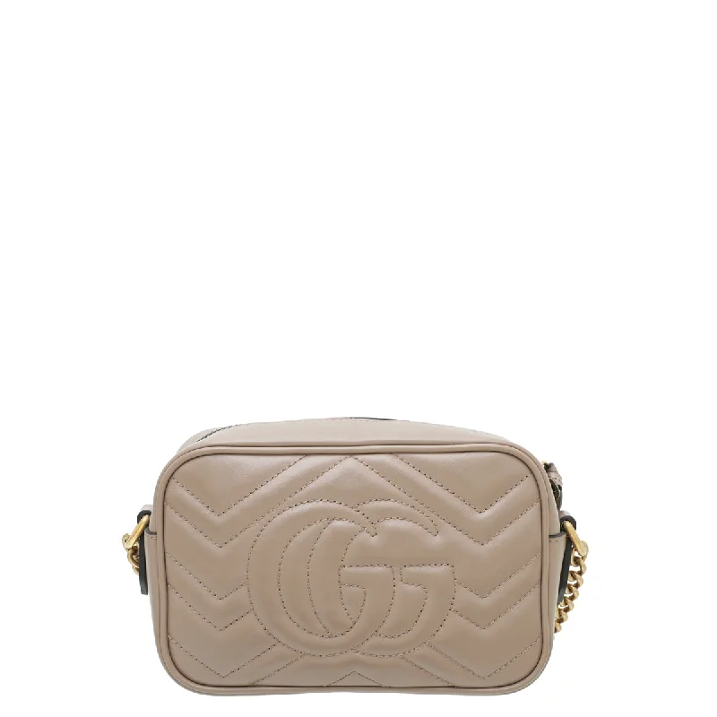 Ladies Gucci Dionysus bags with a chain - link shoulder strapGucci Dusty Pink GG Marmont Matelassé Mini Bag