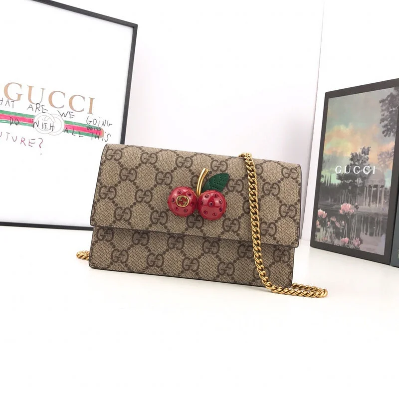 Gucci Marmont bags for women with a contrast - colored interiorBC - GUCCI BAG - 2586