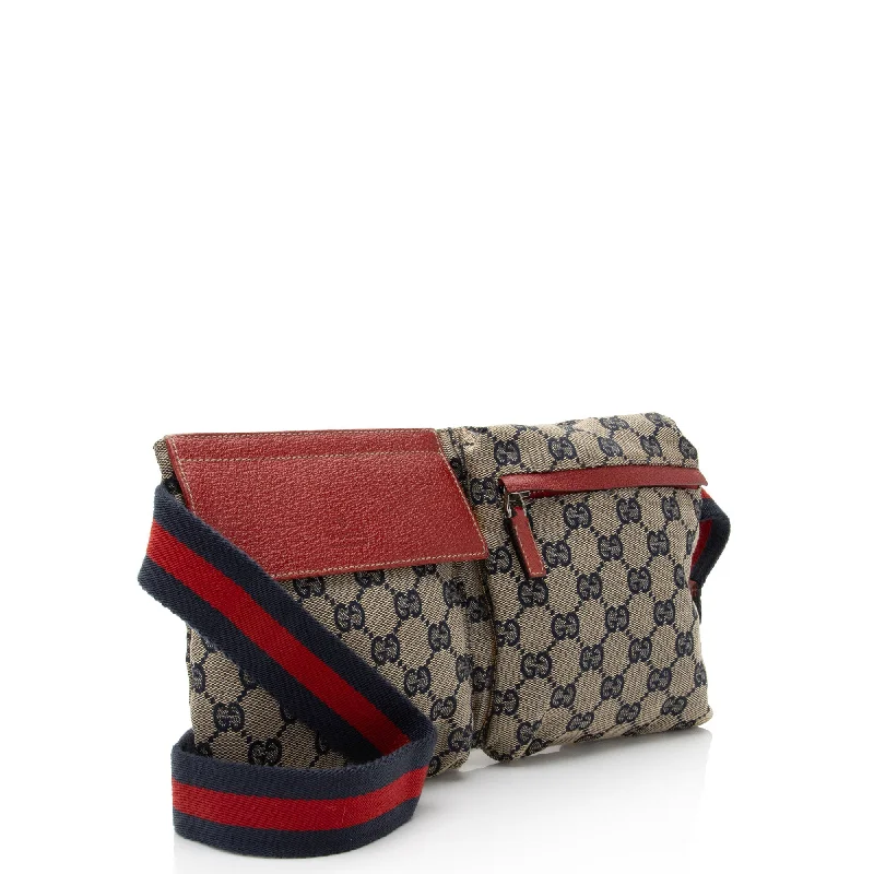 Women Gucci backpacks with a luxurious leather finishGucci GG Canvas Belt Bag (agiGXL)