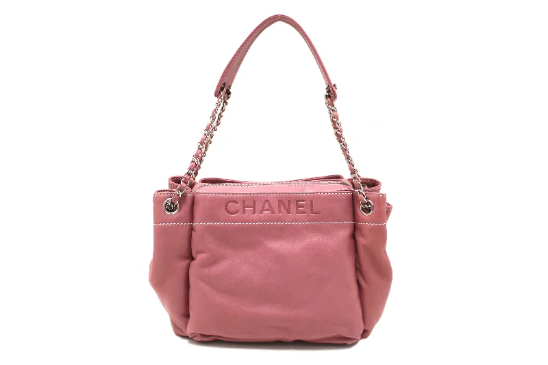 Chanel Colorful Handbag for Spring OutfitsAuthentic Chanel Pink Lambskin Leather Shoulder Bag