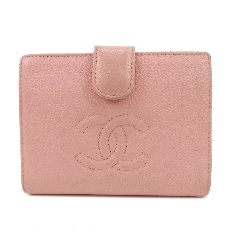 Chanel Medium Tote Bag for Office LadiesCHANEL Caviar Skin Coco Mark Bi-fold Small Wallet Pink A13497